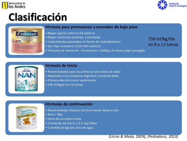 formulas lacteas para prematuros